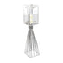 Square Candle Holder - Silver